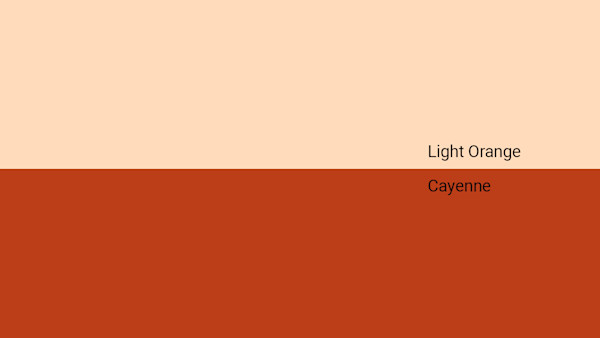 Light Orange Color - Combinations, HEX Code - Shutterstock
