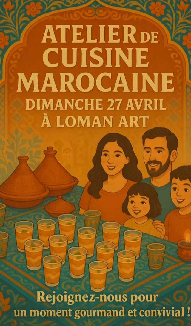 Atelier Darna - Morrocan Cooking Workshop  Poster