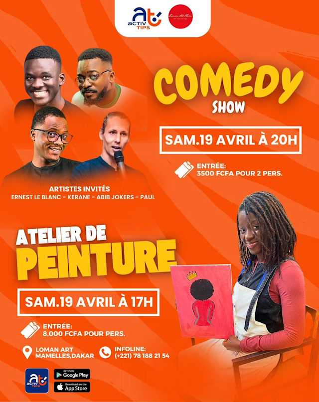 Paint, Dine, Laugh Experience with ActivTips  Poster