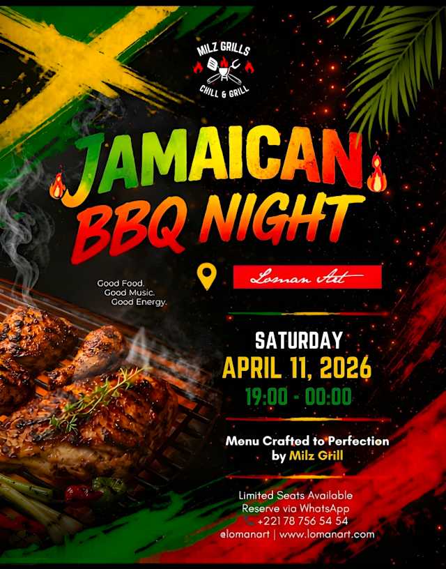 Jamaican BBQ Night with Milz Grill Poster