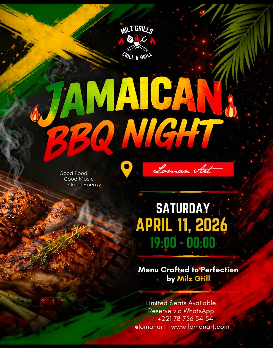 Jamaican BBQ Night with Milz Grill