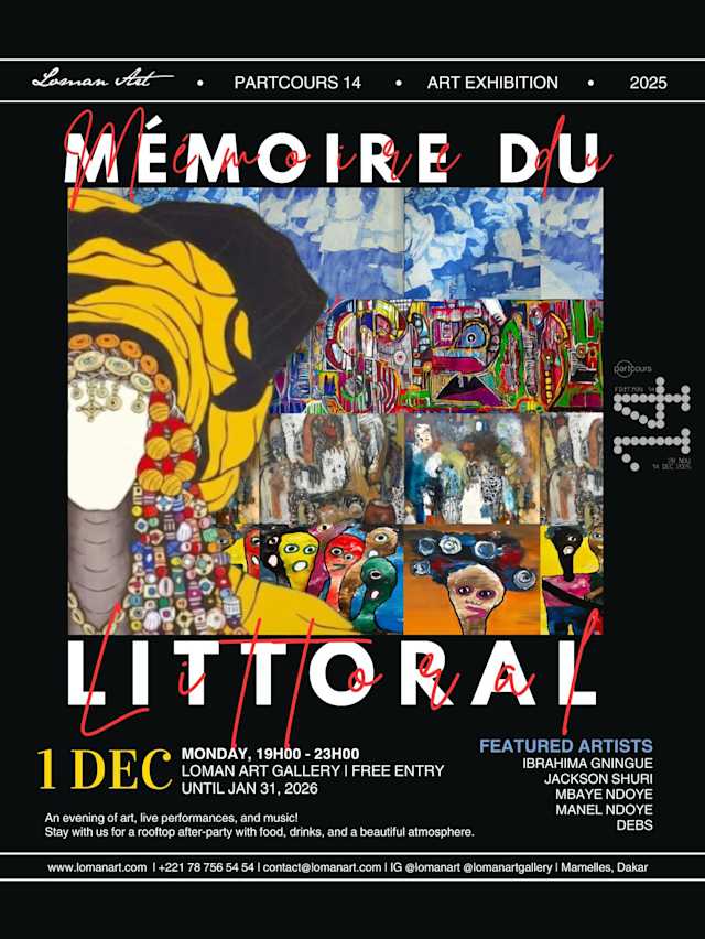 Memoire du Littoral - Art Exhibition & Opening Night Poster