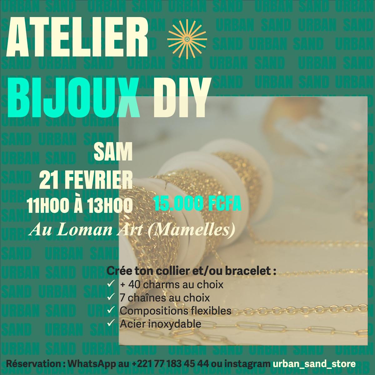 Urban Sand DIY Jewelery Workshop 