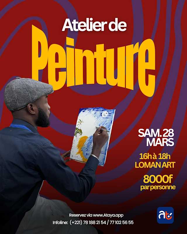 ATAYA x Loman Art: Painting Workshop Poster