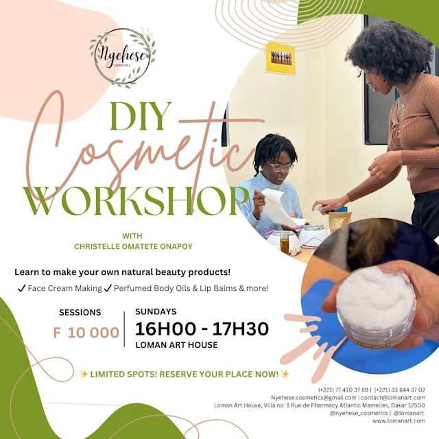 Nyehese Cosmetics DIY Workshop  Poster