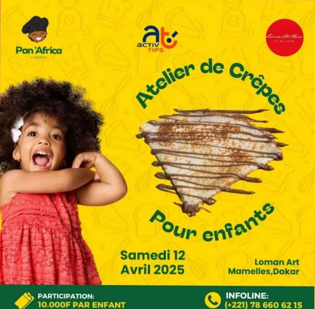 Pan African Creperie Workshop  Poster