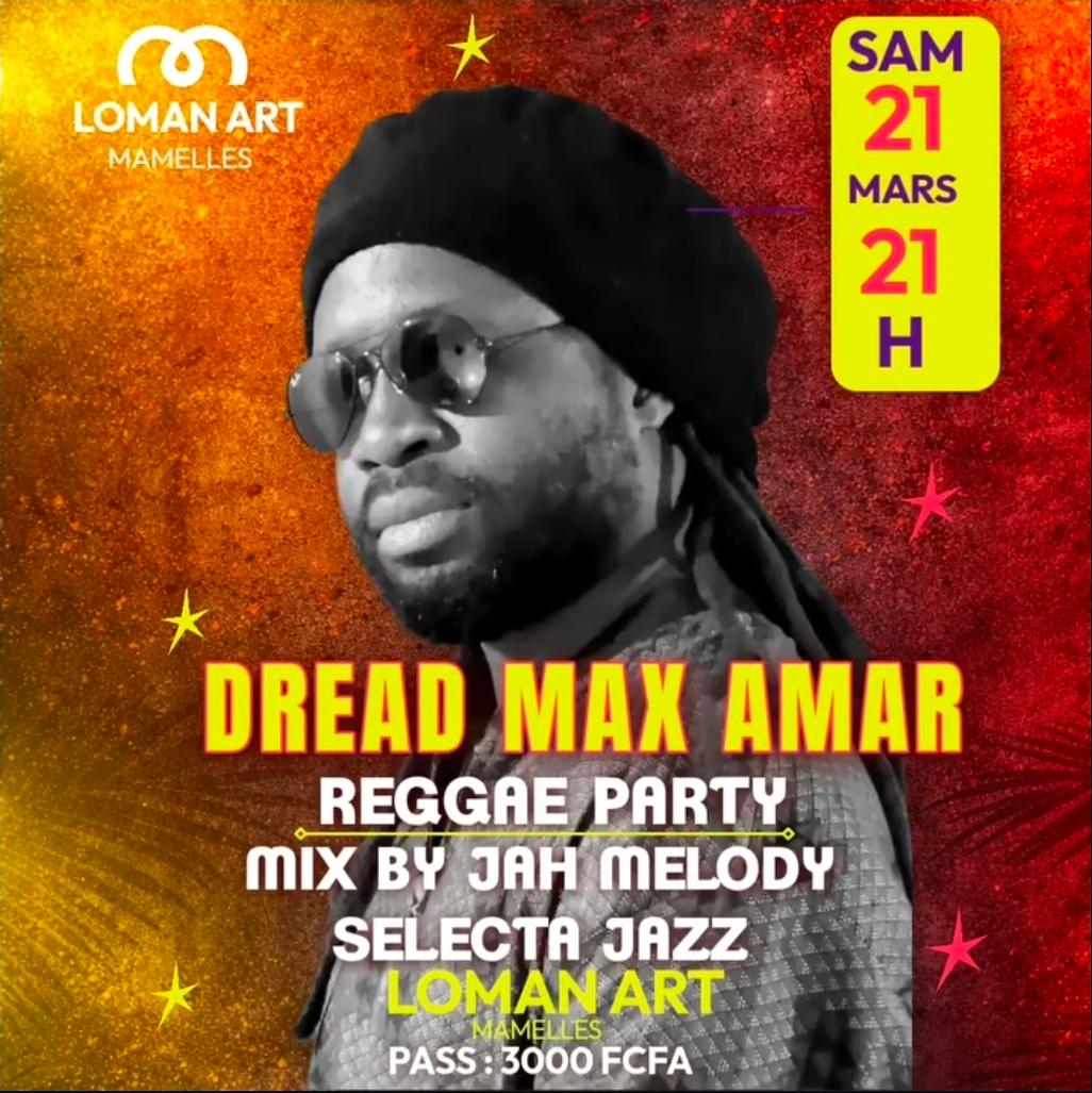 Reggae Concert  Dread Max Amar 