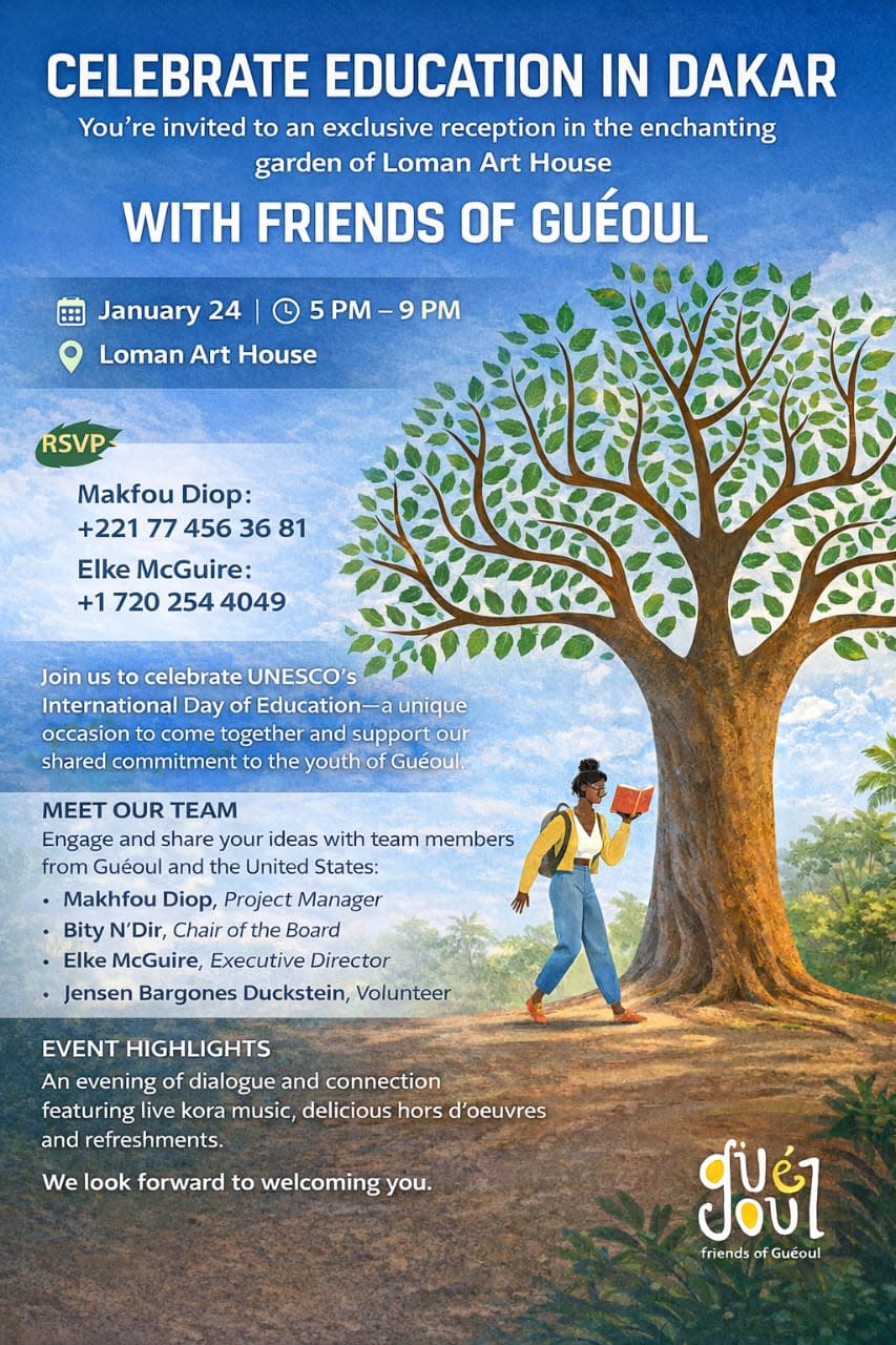 Meet & Greet: An Evening for Education in Dakar with Friends of Guéoul