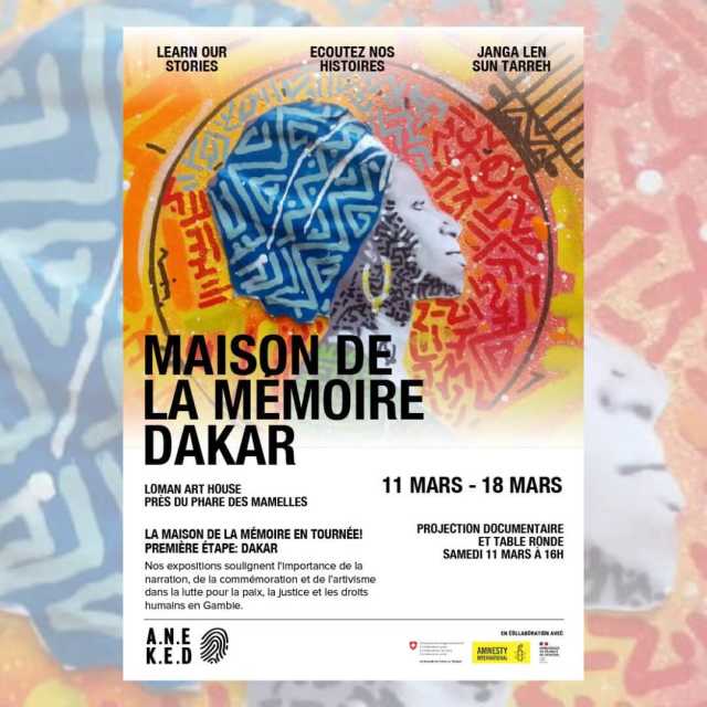 Memorial House Dakar at Loman Art  Poster