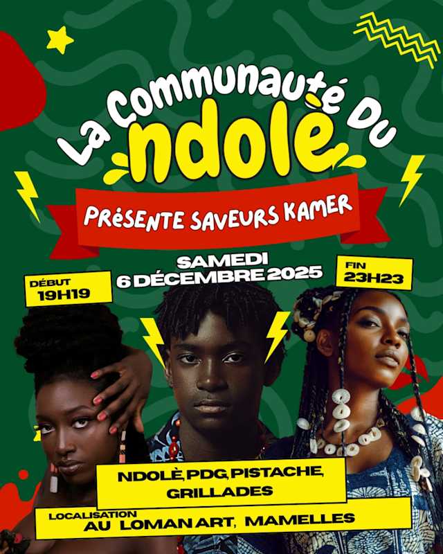 The Ndolè Community Presents Saveurs Kamer Poster