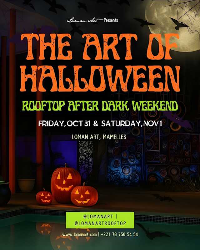 🎃 THE ART OF HALLOWEEN: ROOFTOP AFTER DARK WEEKEND Poster
