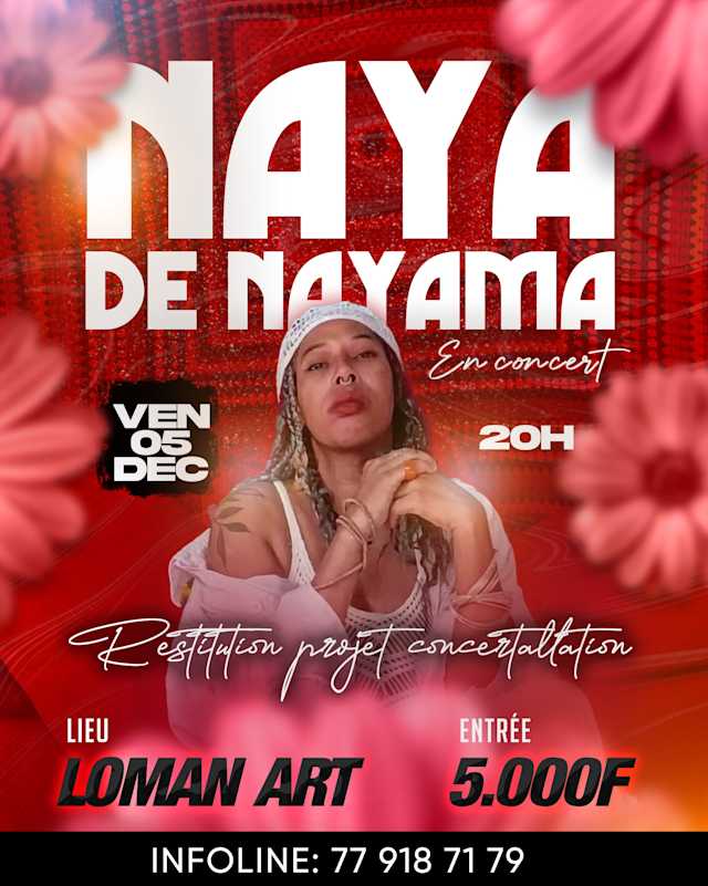 NAYA DE NAYAMA — Live Concert Poster