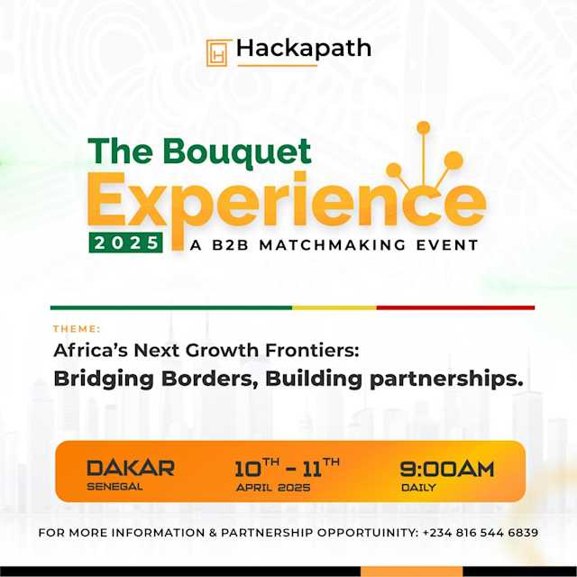 The Bouquet Experience 2025 – A B2B Matchmaking Event Poster