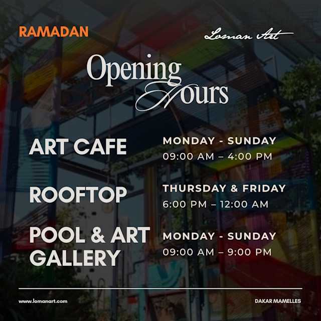 Ramadan Opening Hours Poster
