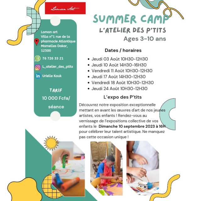 Summer Camp: the workshop of the little ones Poster