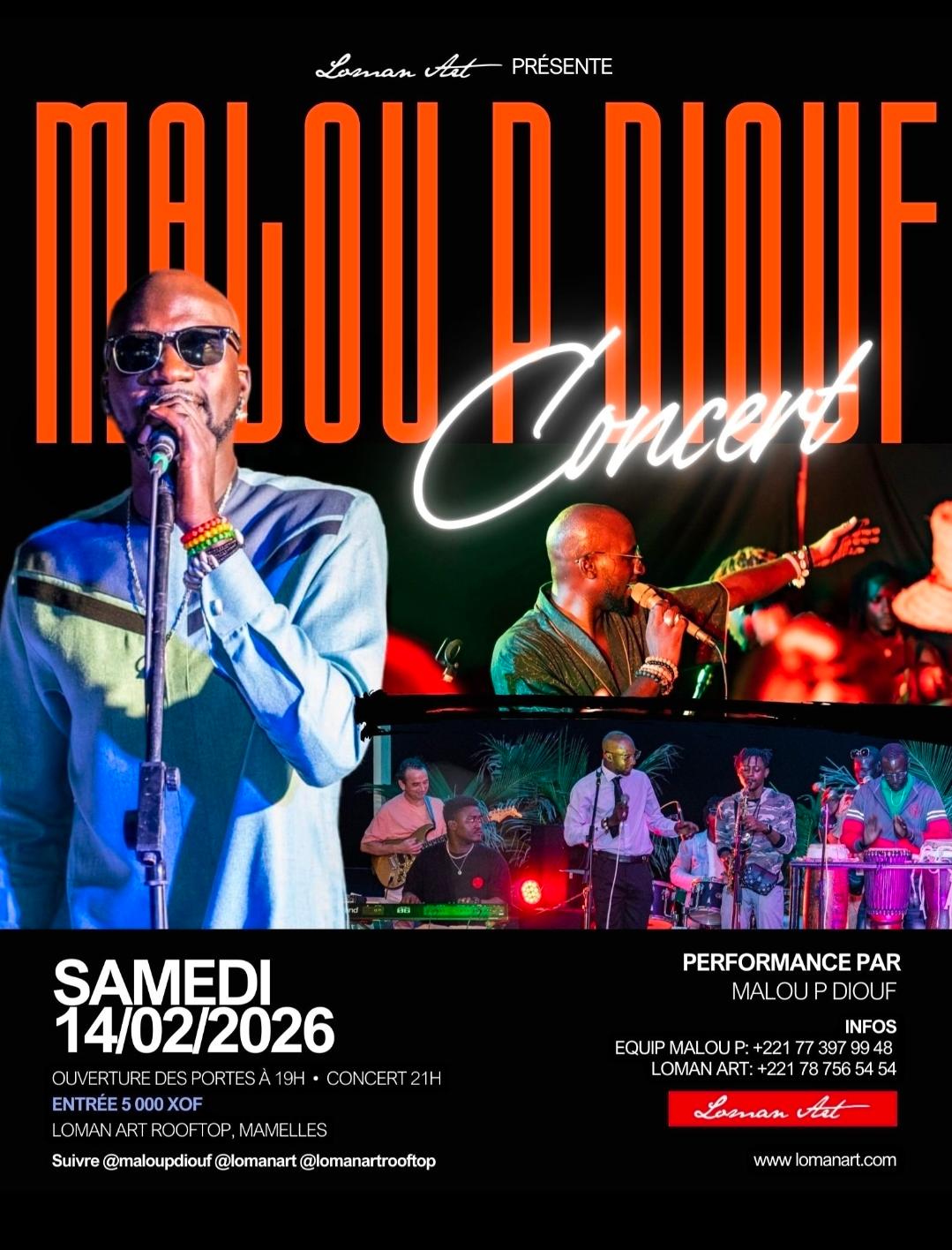 Malou P Diouf Concert