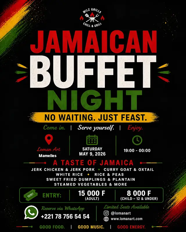 JAMAICAN BUFFET NIGHT Poster