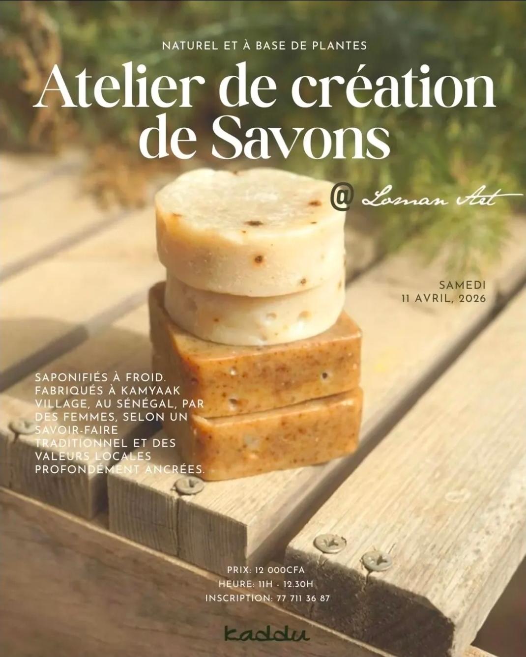 Atelier de création de Savons 