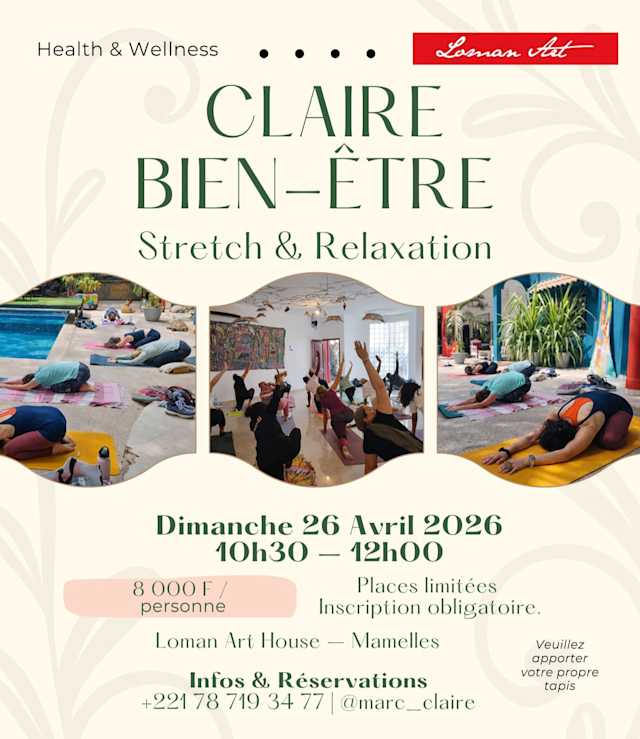  Claire Bien-Être: Stretch & Relaxation  Poster