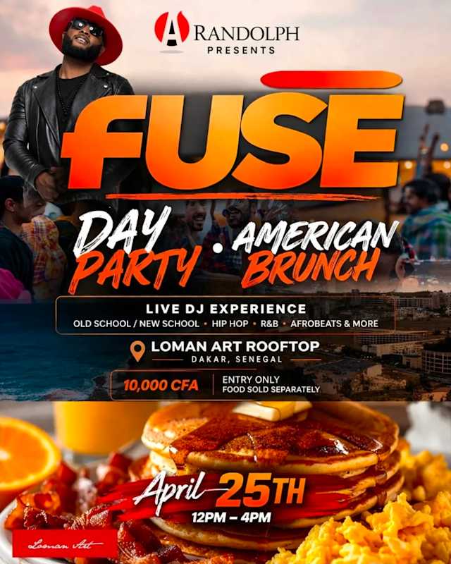 Fuse Day Party • American Brunch Poster