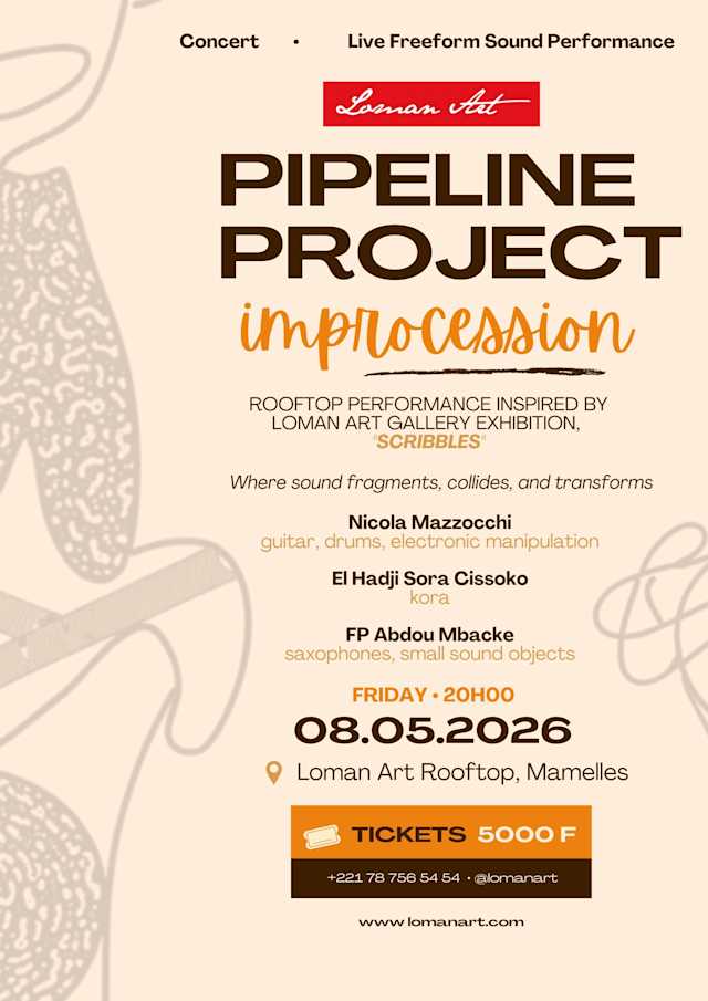 PIPELINE PROJECT improcession  - Rooftop performance  Poster
