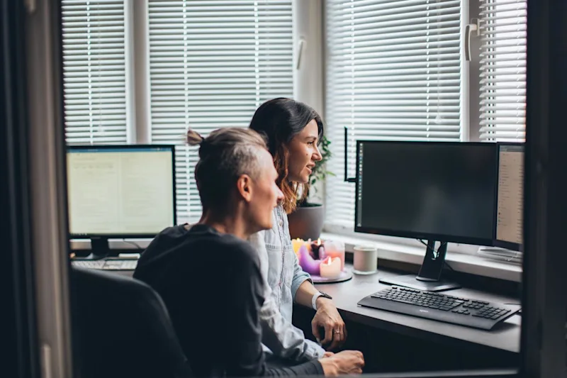 A couple looking at the types of inheritance laws in California.