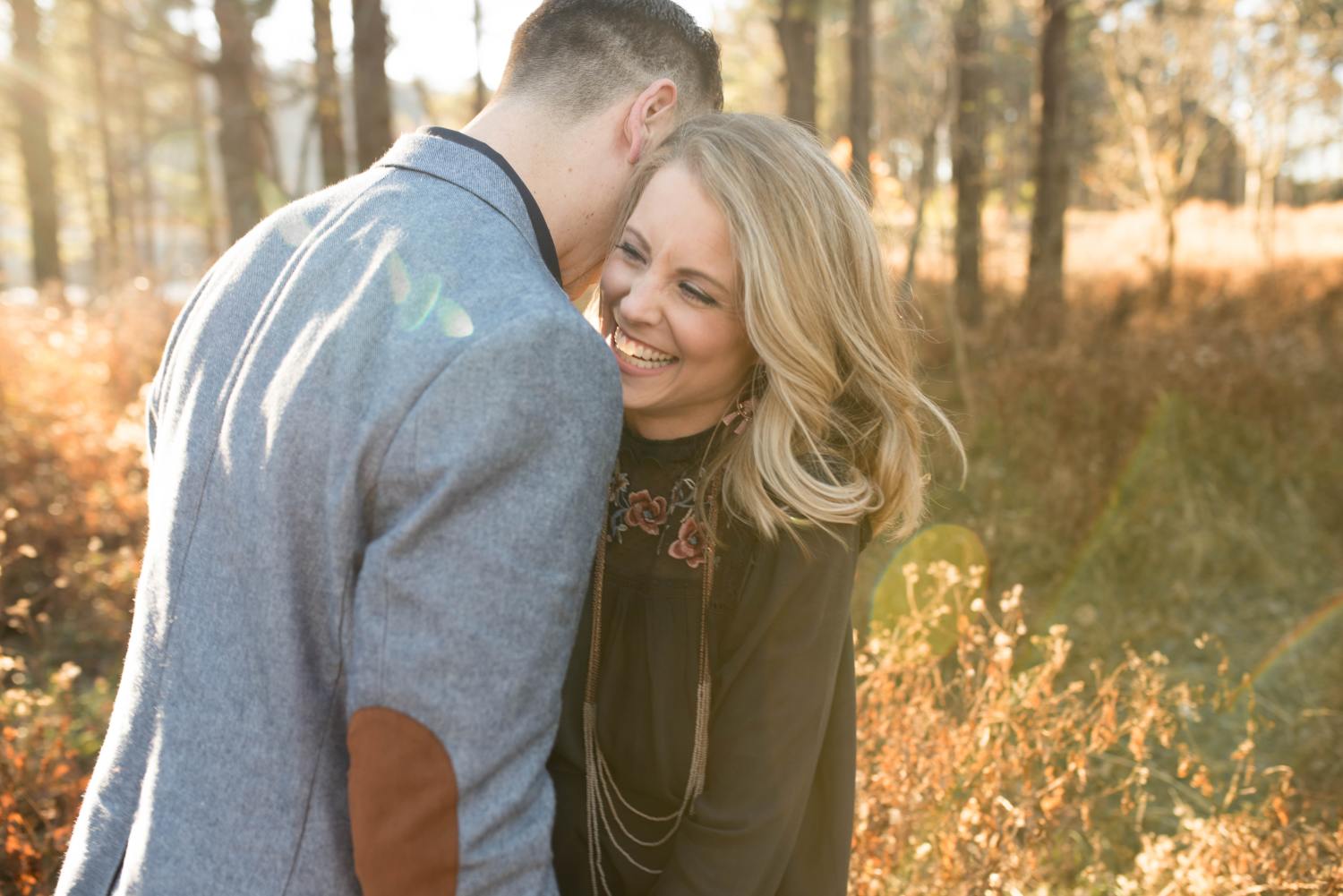 Couple hugging after talking about the reasons to write an ethical will.