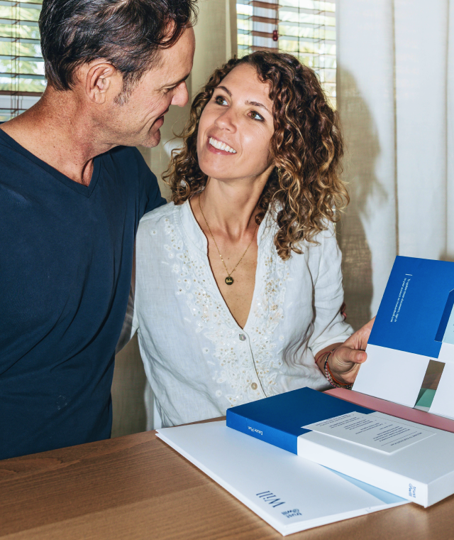 Couple Looking Over Their Trust & Will Estate Planning Documents