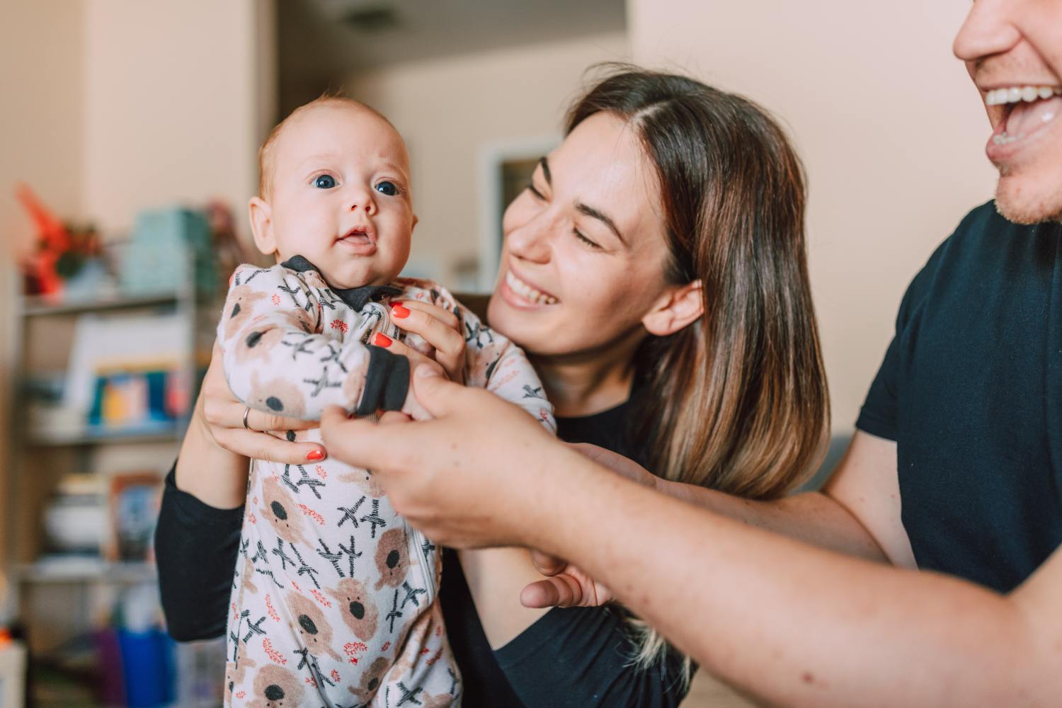 Family with baby curious about probate real estate.