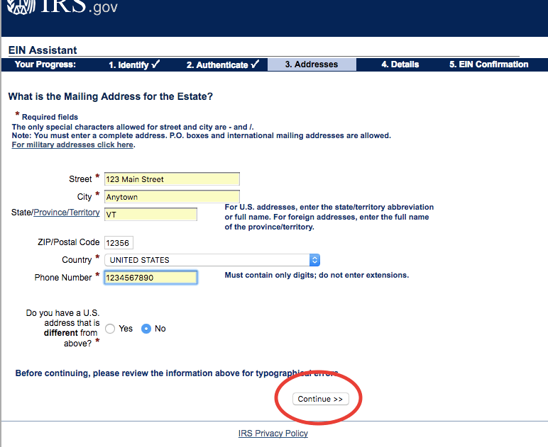 locate federal tax identification number