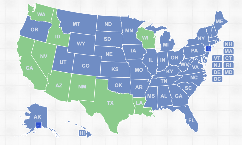 What Are The Community Property States 2024 elaine alberta