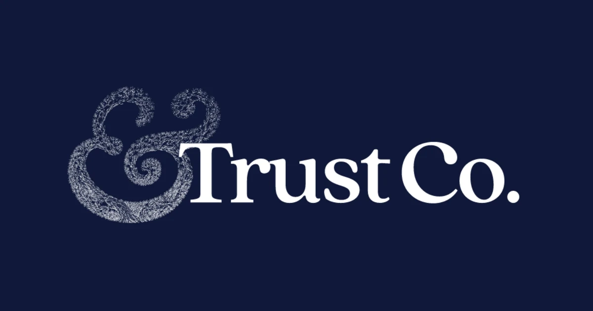 Trust Co. logo (white on navy) for the Trust & Will Trust Company launch press release