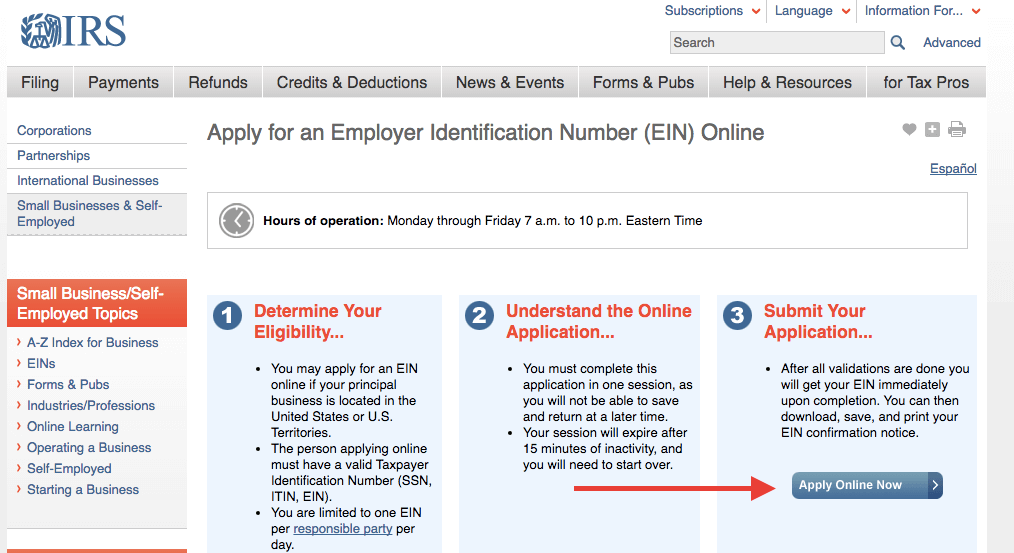 How to apply for an EIN for Probate