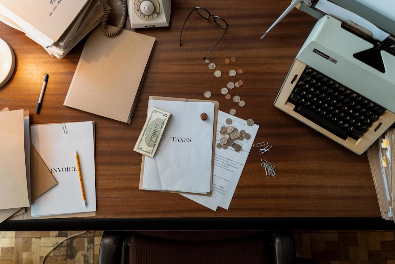 How to apply for EIN probate represented by a laptop and tax paperwork. 