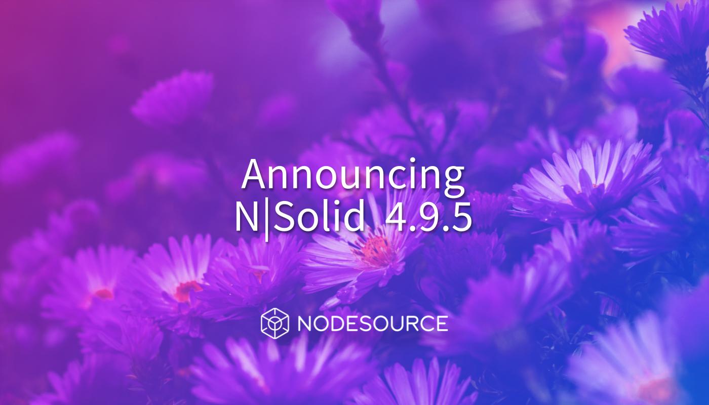 Announcing N|Solid v4.9.5