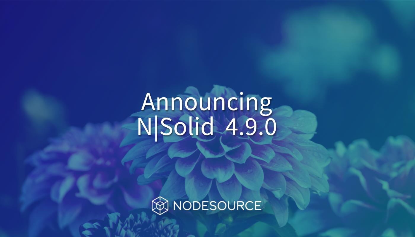 N|Solid v4.9.0 is now available