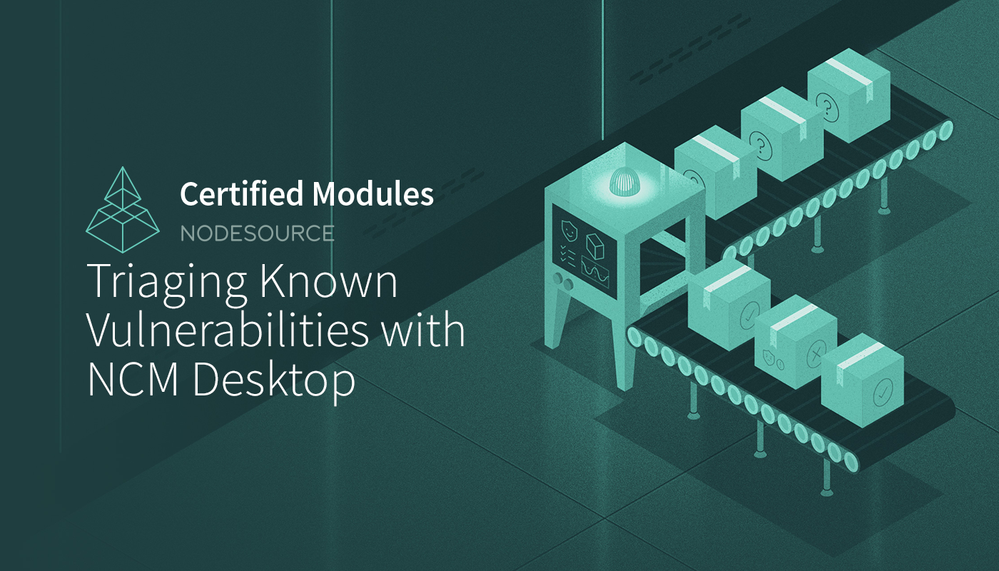 Triaging Known Vulnerabilities in Your Dependency Tree with NCM Desktop