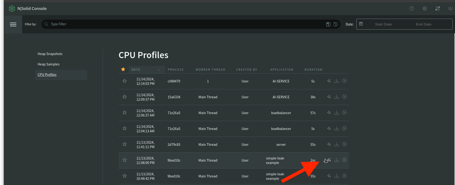 CPU Profile AI Generated