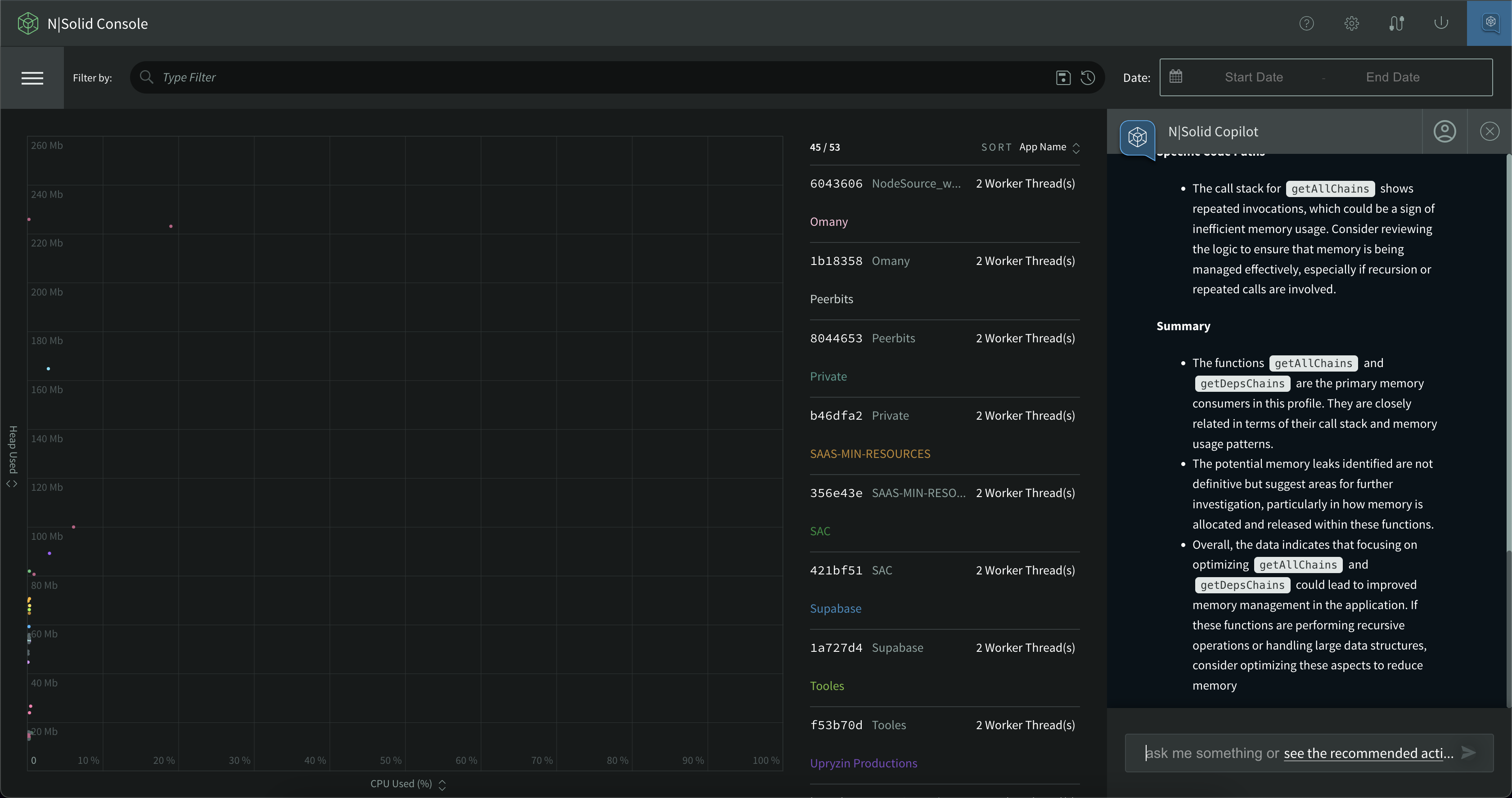 AI reports with Node.js