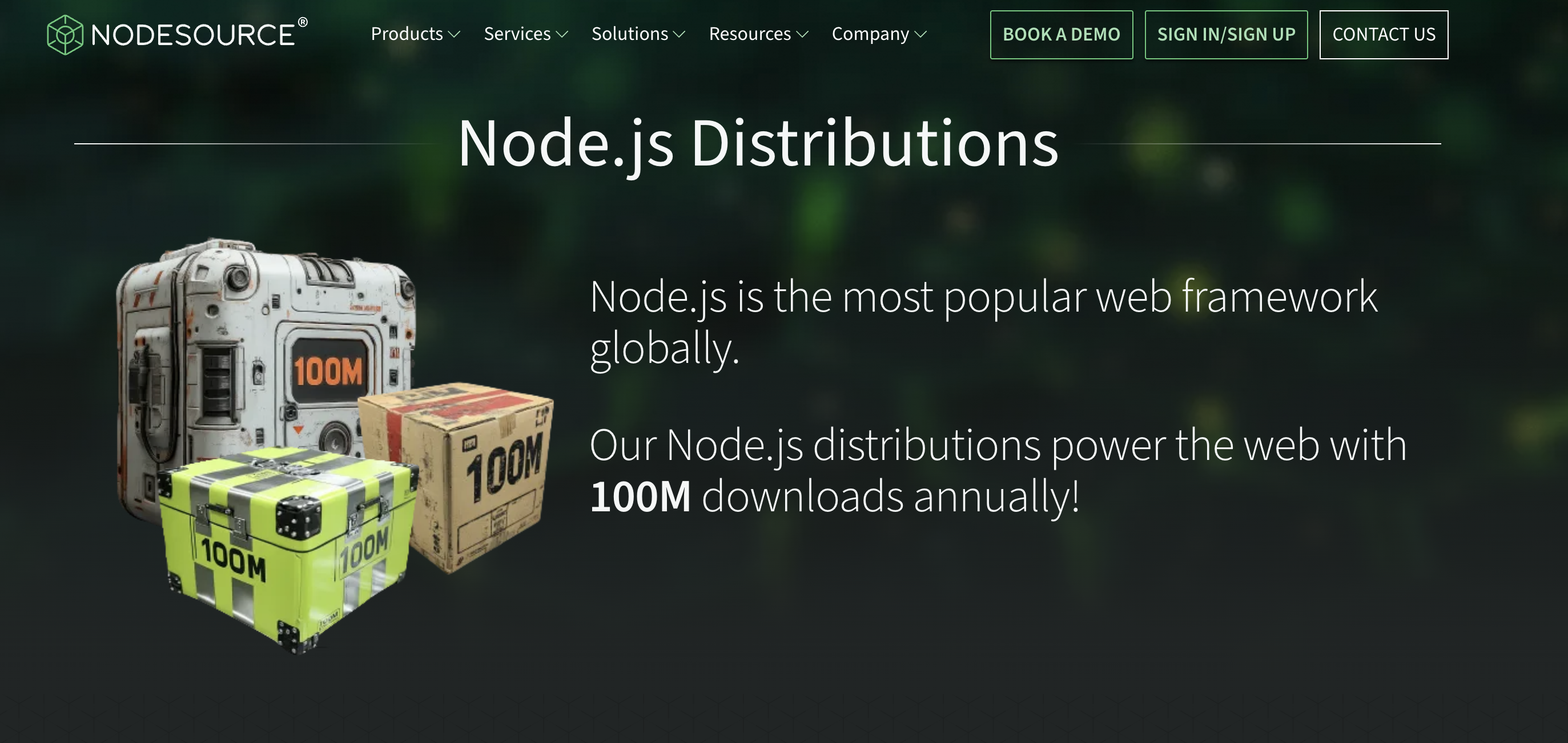 NodeSource Node.js Binary Distributions 