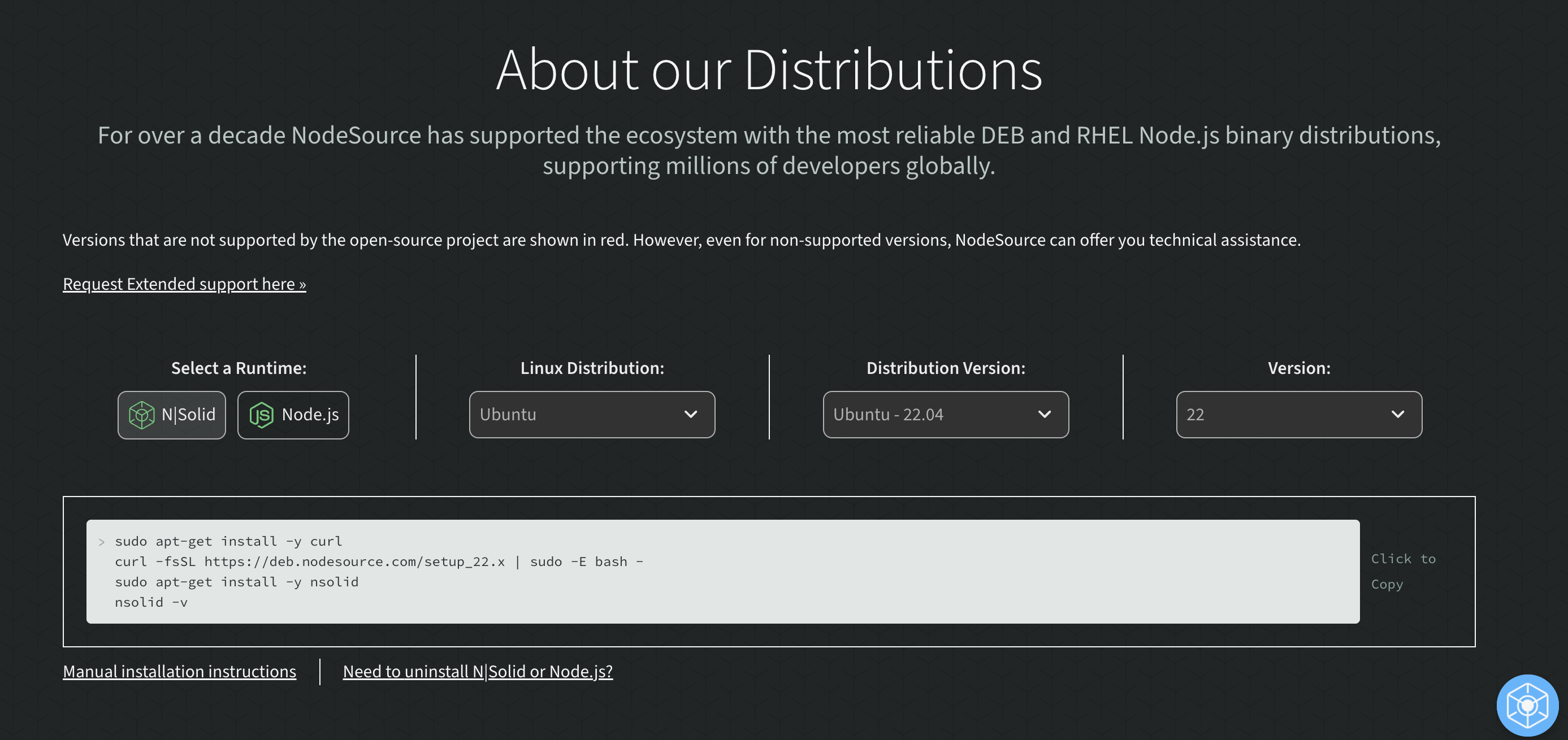 Node.js Binary Distributions 