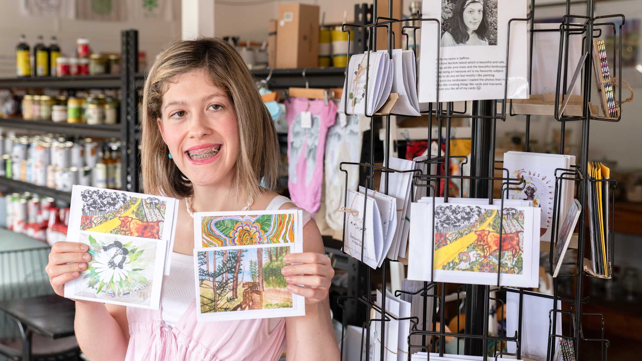 Saffron Simpson Painting her path: Saffron’s journey from art lover to entrepreneur ...