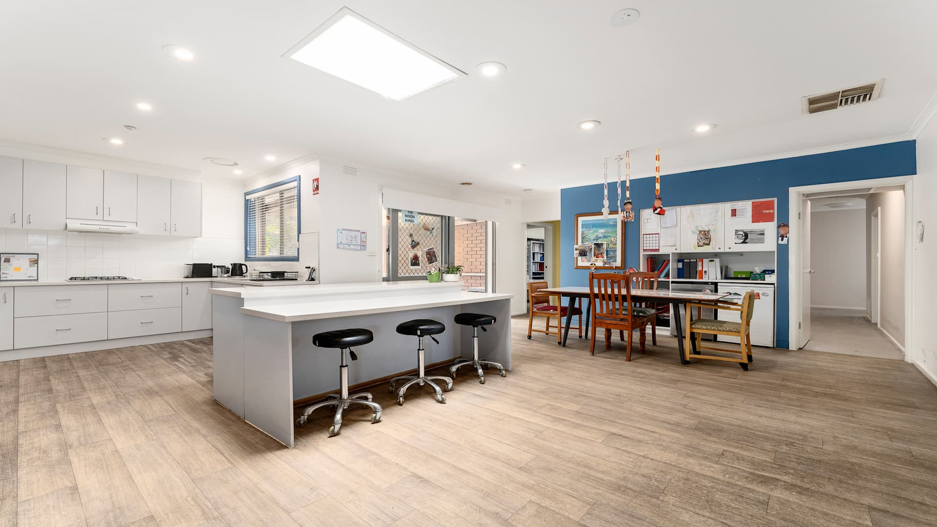 Kitchen and dining room