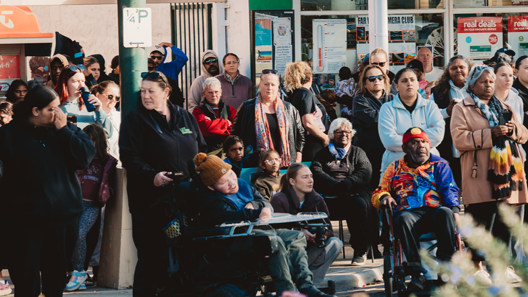 Staff and participants at the Ceduna NAIDOC March.