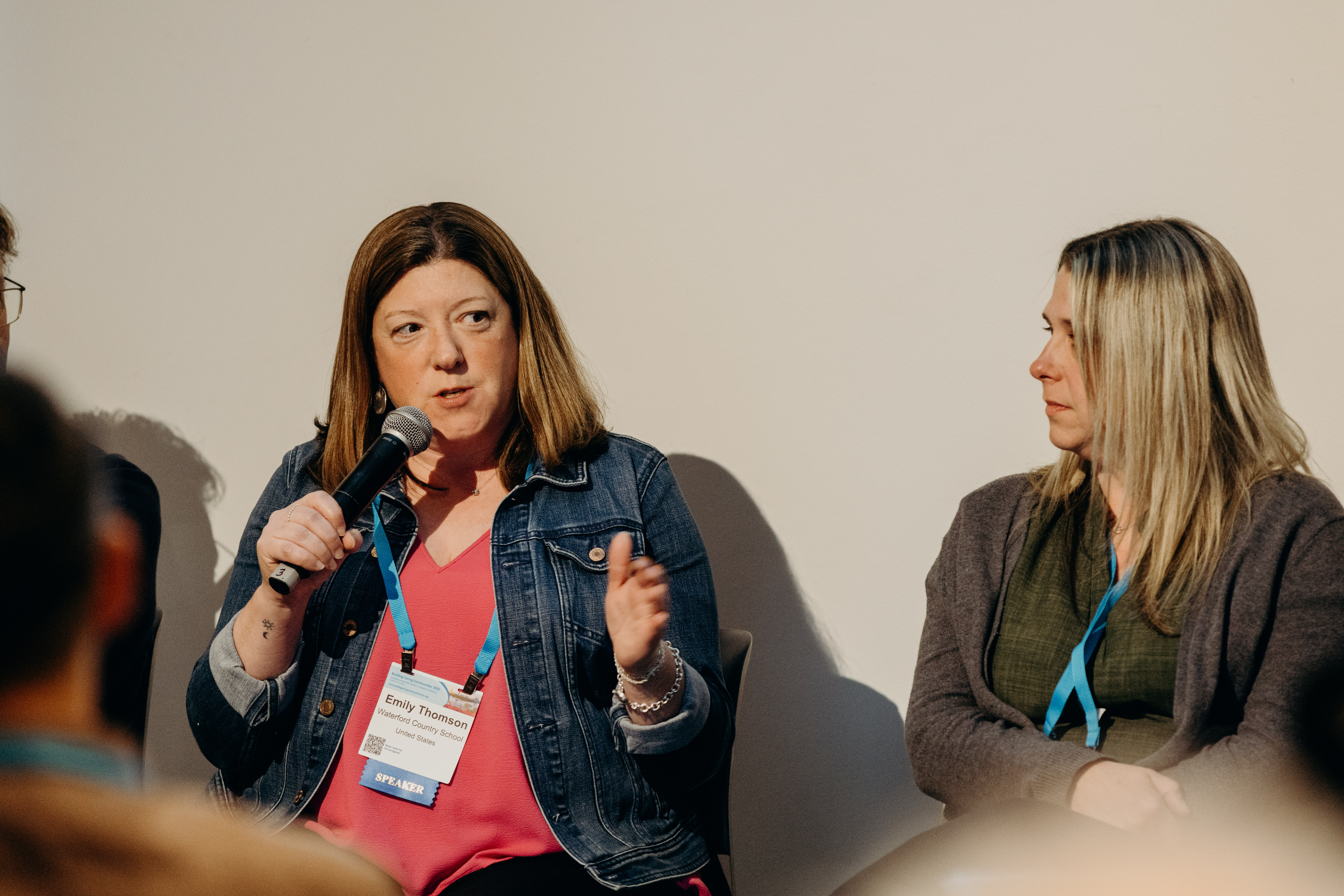 Emily Thomson, COO, Waterford Country School, speaking on the CARE - Cross National Implementation Panel. 