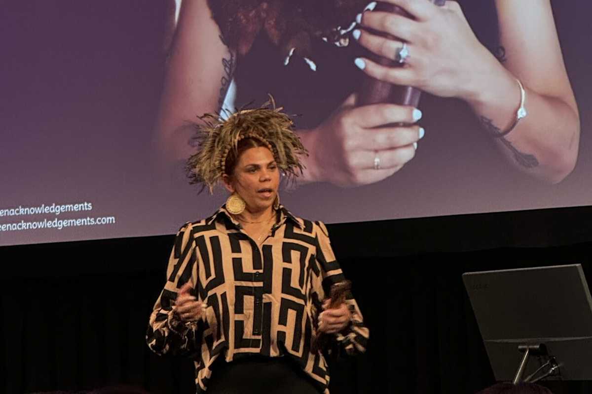 Welcomed to country by Natarsha Bamblett NCC 2024