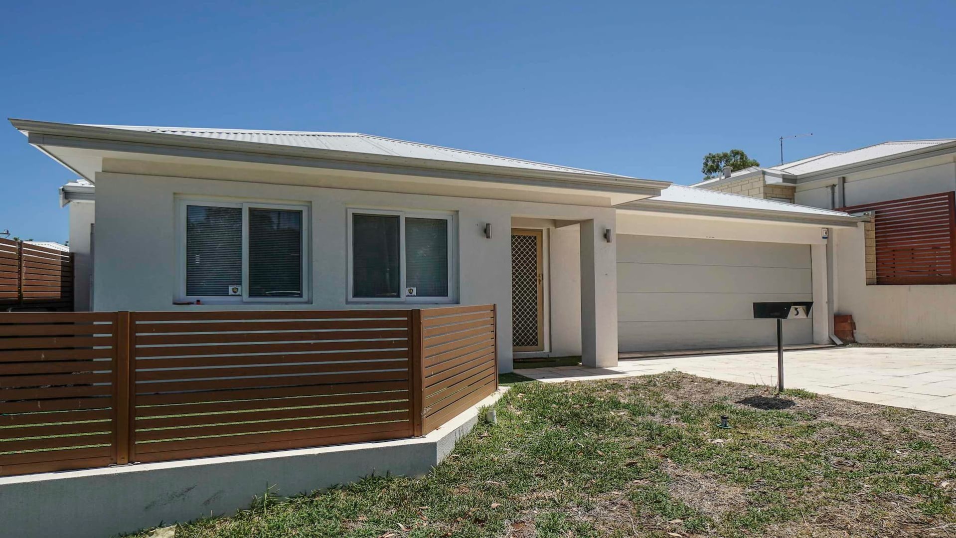 front entrance to house