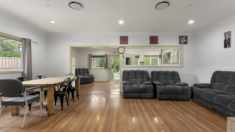 SIL Caringbah living and dining rooms