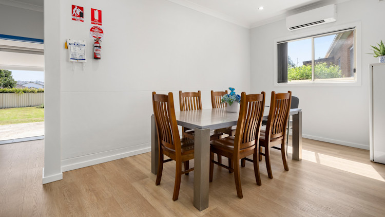 Dining area.