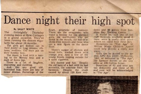 Dianne article clipping text.